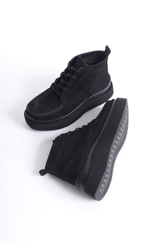 Kadın Bağcıklı Kalın Tabanlı Günlük Bot Floor