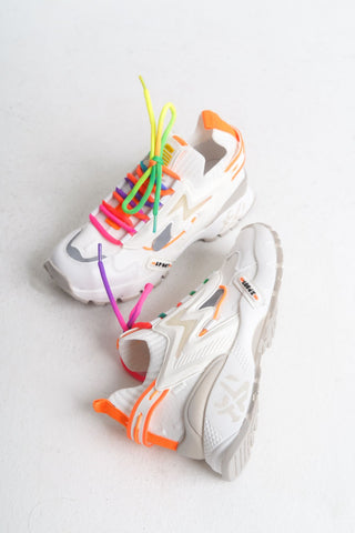 Flexy Kadın Sneaker Yüksek Taban Bağcıklı Spor Ayakakbı