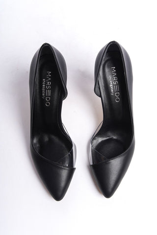 Ella Kadın Asimetrik Yanı Açık Stiletto Sivri Burun Topuklu Günlük Ayakkabı