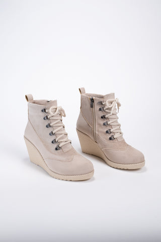 Kadın Dolgu Taban Fermuarlı Günlük Bot Matei