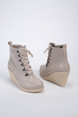 Kadın Dolgu Taban Fermuarlı Günlük Bot Matei