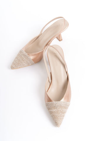 Monica Kadın Stiletto Arkası Açık Kadeh Ökçe Günlük Ayakkabı