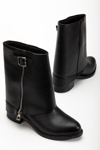 Kadın Topuklu Günlük Pantolon Bot Laine