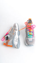 Görseli Galeri görüntüleyiciye yükleyin, Kadın Sneaker Yüksek Taban Bağcıklı Spor Ayakakbı Flexy Gri
