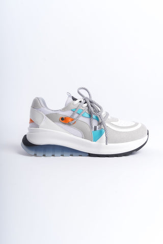 Riva Kadın Yüksek Şeffaf Taban Sneaker Bağcıklı Spor Günlük Ayakkabı
