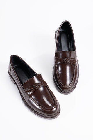 Kadın Loafer Günlük Klasik Ayakkabı Casual Makosen Zelda Kahve
