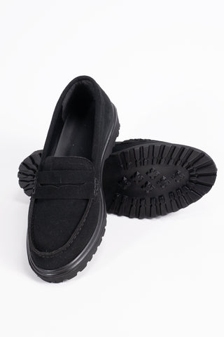 Kadın Loafer Günlük Klasik Ayakkabı Casual Makosen Berly Siyah