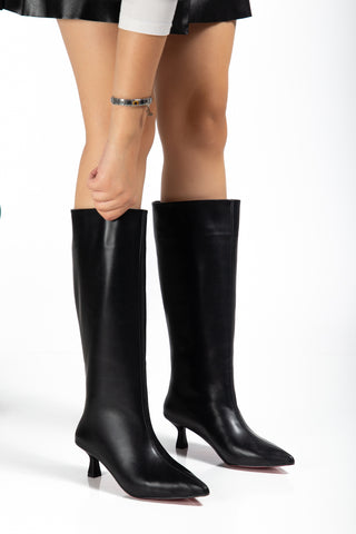 Kadın Sivri Burun İnce Topuk Çizme Diane