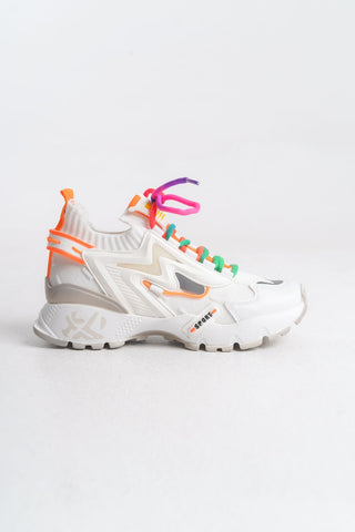 Flexy Kadın Sneaker Yüksek Taban Bağcıklı Spor Ayakakbı