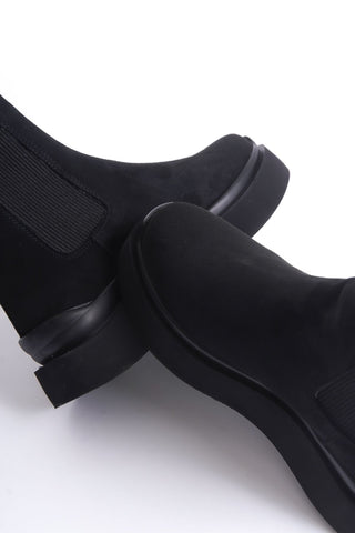 Kadın Kalın Taban Lastikli Günlük Bot Frida