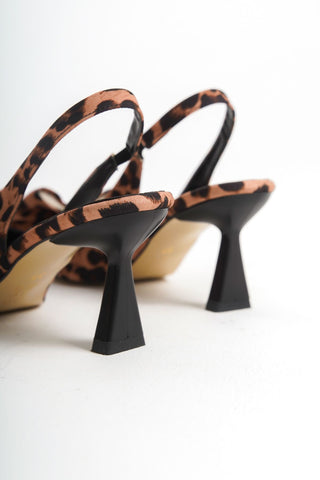 Arina Kadın Sivri Burun Fiyonk Detaylı Arkası Açık Abiye Klasik Topuklu Stiletto Ayakkabı