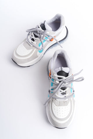Riva Kadın Yüksek Şeffaf Taban Sneaker Bağcıklı Spor Günlük Ayakkabı