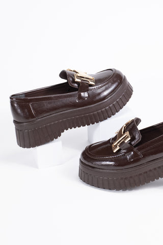 Kadın Günlük Ayakkabı Loafer Makosen Toka Detaylı Rahat Düz Topuk Marian