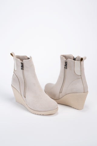 Kadın Dolgu Topuk Fermuarlı Günlük Bot Sandis