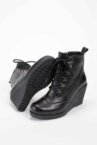 Kadın Dolgu Taban Fermuarlı Günlük Bot Matei