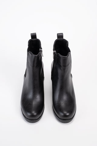 Kadın Dolgu Topuklu Lastikli  Fermuarlı Günlük Bot Florea