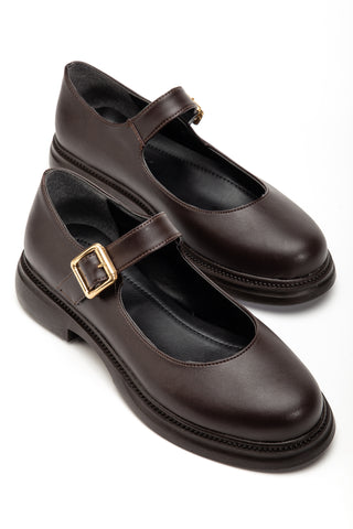 Kadın Loafer Makosen Casuel Tokalı Bantlı Günlük Ayakkabı Mori