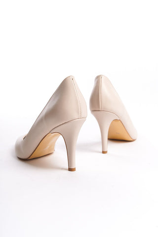 Ella Kadın Asimetrik Yanı Açık Stiletto Sivri Burun Topuklu Günlük Ayakkabı