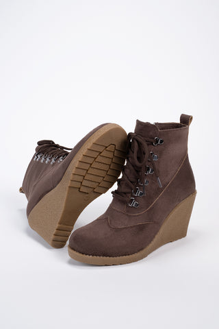 Kadın Dolgu Taban Fermuarlı Günlük Bot Matei