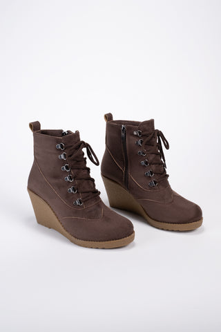 Kadın Dolgu Taban Fermuarlı Günlük Bot Matei