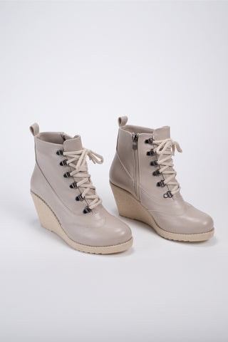 Kadın Dolgu Taban Fermuarlı Günlük Bot Matei