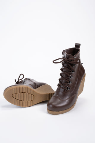 Kadın Dolgu Taban Fermuarlı Günlük Bot Matei