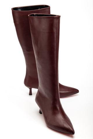 Kadın Sivri Burun İnce Topuk Çizme Diane