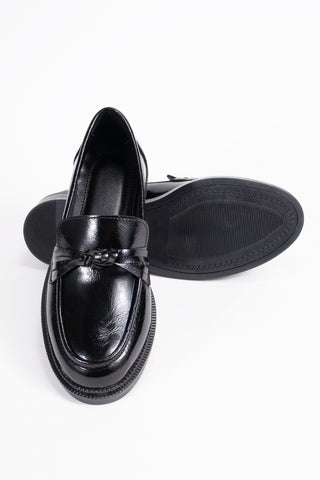 Kadın Loafer Günlük Klasik Ayakkabı Casual Makosen Zelda Siyah