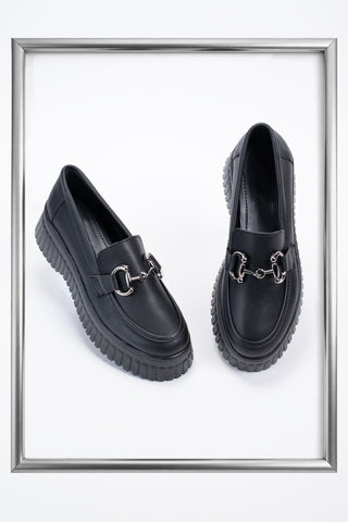 Kadın Loafer Makosen Casual Toka Detaylı Günlük Ayakkabı Sima