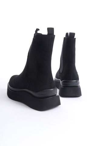 Kadın Kalın Taban Lastikli Günlük Bot Frida