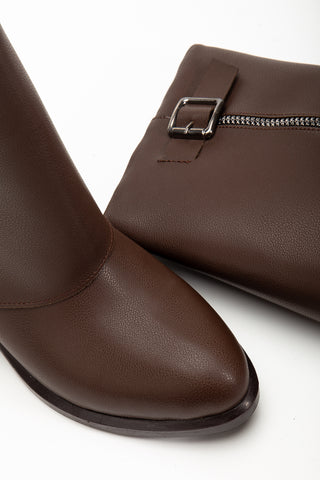 Kadın Topuklu Günlük Pantolon Bot Laine