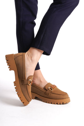 Napa  Kadın Loafer Makosen Casuel Tokalı Günlük Ayakkabı