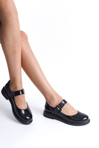 Marie Kadın Loafer Makosen Casuel Tokalı Bantlı Günlük Ayakkabı