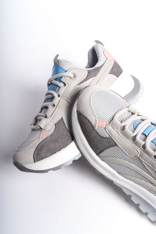 Bari Kadın Yüksek Taban Sneaker Bağcıklı Spor Günlük Ayakkabı