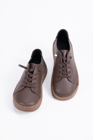 Kadın Loafer Günlük Comfort Ayakkabı Casual Makosen Naomi Kahve Cilt