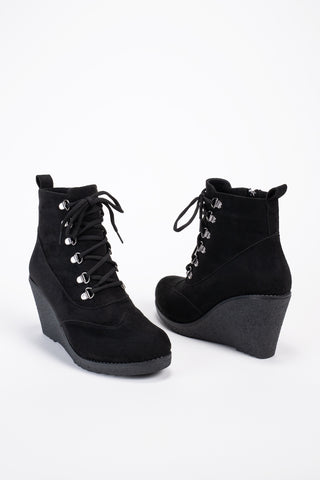 Kadın Dolgu Taban Fermuarlı Günlük Bot Matei