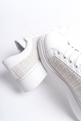 Monza Kadın Sneaker Yüksek Taban Bağcıklı Günlük Spor Ayakkabı