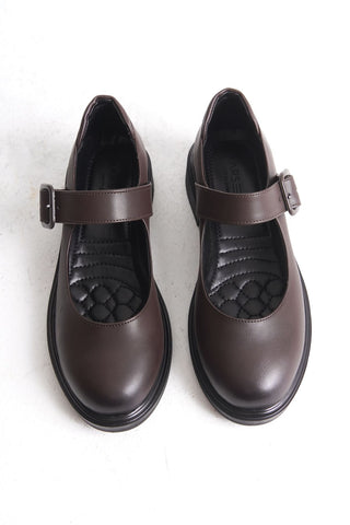 Marie Kadın Loafer Makosen Casuel Tokalı Bantlı Günlük Ayakkabı Kahve