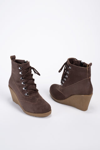 Kadın Dolgu Taban Fermuarlı Günlük Bot Matei