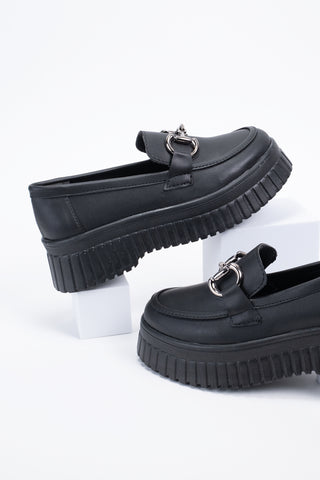 Kadın Loafer Makosen Casual Toka Detaylı Günlük Ayakkabı Sima