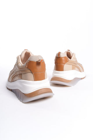 Bari Kadın Yüksek Taban Sneaker Bağcıklı Spor Günlük Ayakkabı