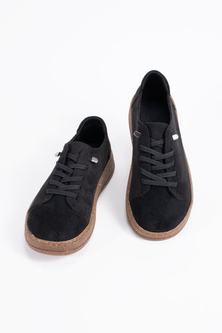 Kadın Loafer Günlük Comfort Ayakkabı Casual Makosen Naomi Siyah Süet