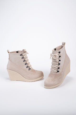 Kadın Dolgu Taban Fermuarlı Günlük Bot Matei