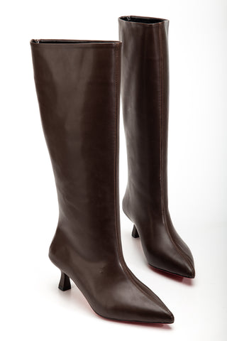 Kadın Sivri Burun İnce Topuk Çizme Diane