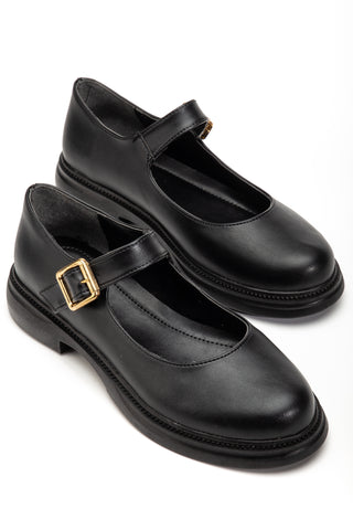 Kadın Loafer Makosen Casuel Tokalı Bantlı Günlük Ayakkabı Mori