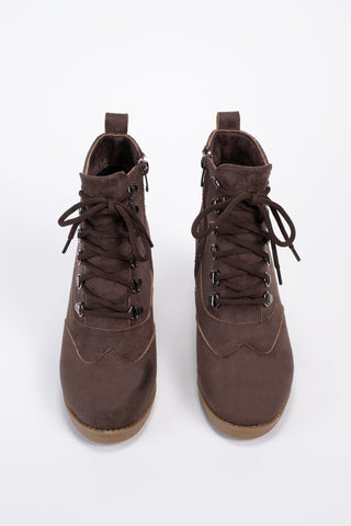 Kadın Dolgu Taban Fermuarlı Günlük Bot Matei