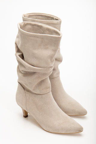 Kadın Sivri Burun Körüklü Günlük Çizme Tores