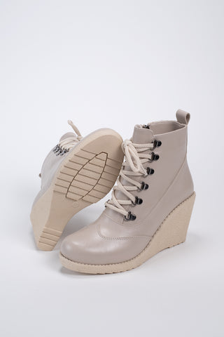 Kadın Dolgu Taban Fermuarlı Günlük Bot Matei