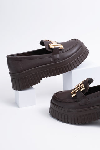 Kadın Günlük Ayakkabı Loafer Makosen Toka Detaylı Rahat Düz Topuk Marian