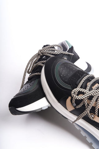 Riva Kadın Yüksek Şeffaf Taban Sneaker Bağcıklı Spor Günlük Ayakkabı